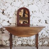 Spanish wicker mirror, 1960