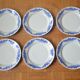 Lot of 6 dessert plates Lunéville K-G, Marcel collection