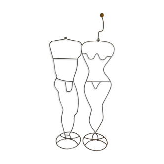 Two vintage Häpen valets by Ehlén Johansson for Ikea