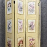 Large 4-panel Living Room Bedroom Privacy Screen circa 1940