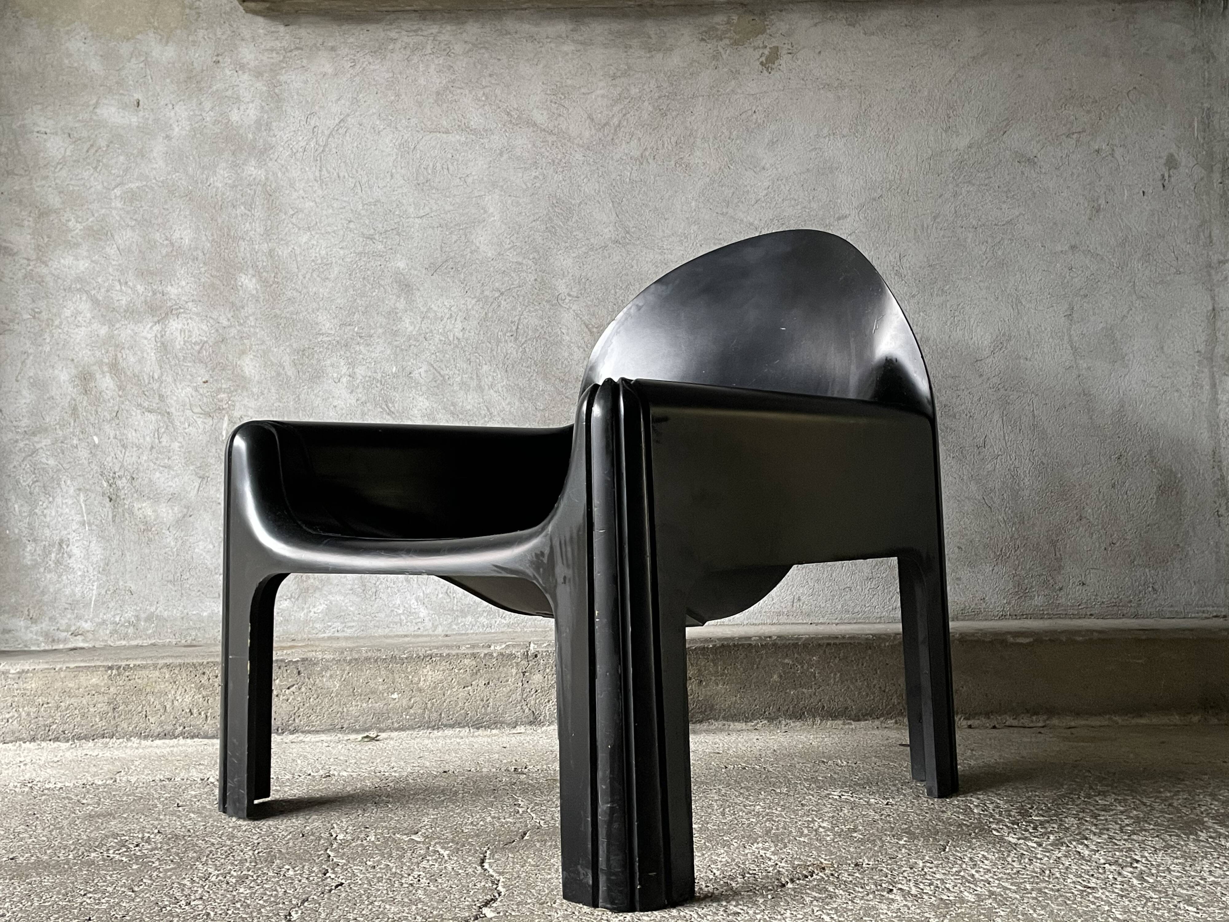 Model 4794 armchair by Gae Aulenti for Kartell, 1980s