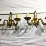 Paire d’appliques Bronze 2 lumières