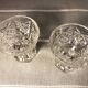 Vintage crystal shells in cut glass