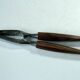 Handmade teak serving bowl with a nutcracker as a set, vintage from the 1960s