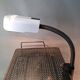 1970 Targetti Sankey workshop lamp in brushed aluminum.