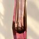 Grand vase murano sommerso 60s verre violine