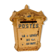 Old letter box ptt the post mougeotte 1900 delachanal