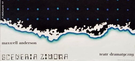 Polish moose theatre poster 1968 Polish poster vintage design