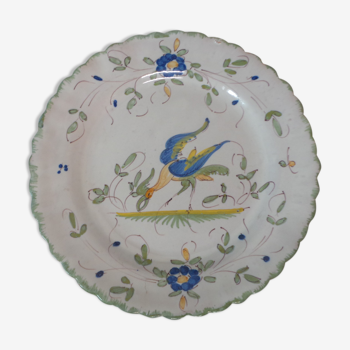 Decorative plate faience of Martres Tolosane