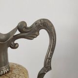 Retro Barbotine Birds Carafe