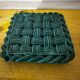 Woven ceramic trivet from Vallauris in the Massier style.