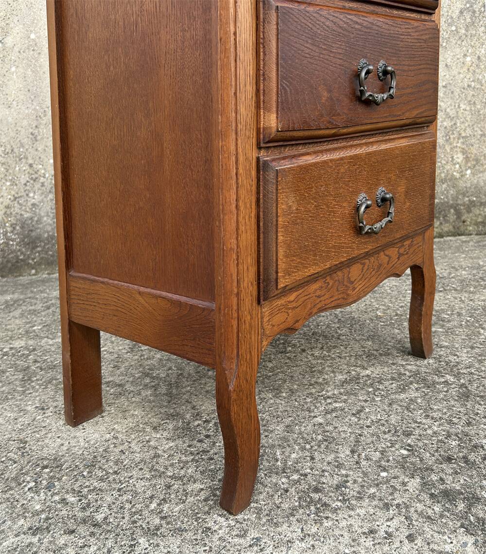 Chest of drawers, solid wood, vintage, 60s