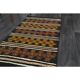 1970s Turkish Oushak Handmade Wool Cotton Black Runner Rug 63x246