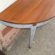 Pair of directoire mahogany style console