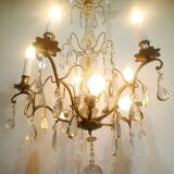 Lustre 5 lumières cristal