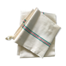 Duo of tea towels in half-breed