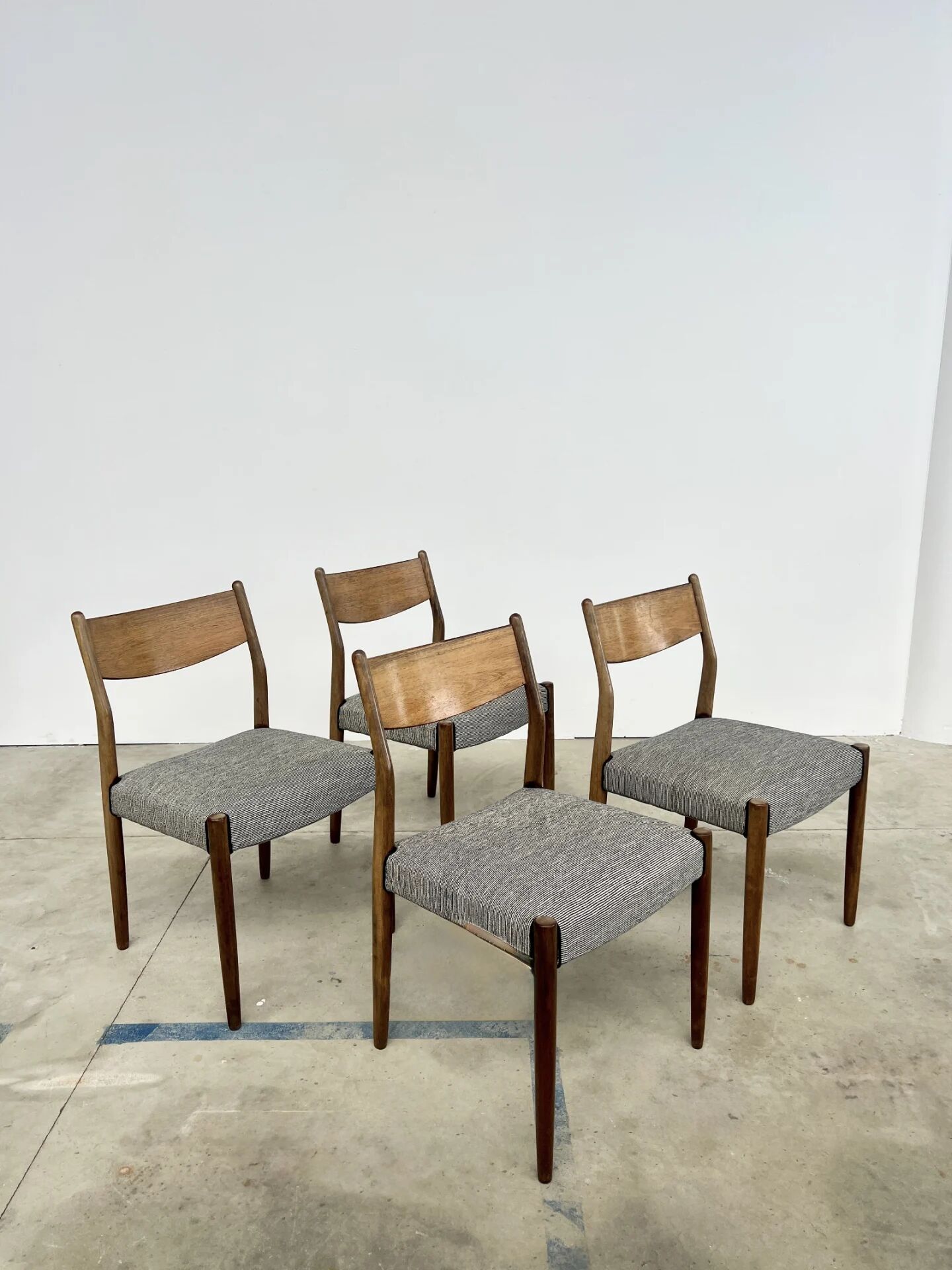 Teak chairs Cees Braakman set of 4