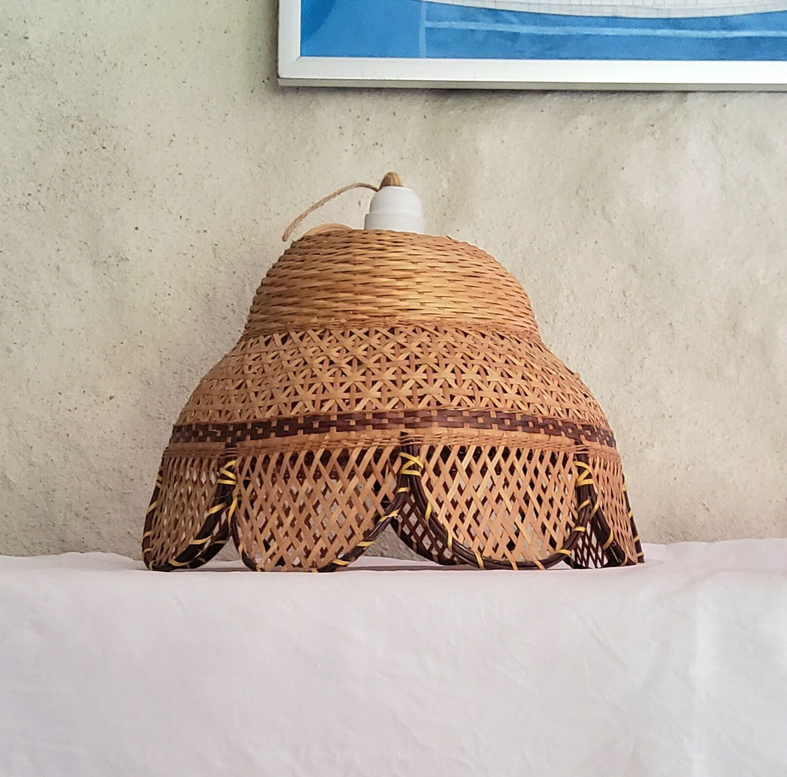 Canned rattan suspension