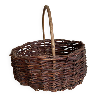 Small wooden basket