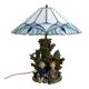 Ceramic lamp, dreamlike childhood – W. Schilder, Germany, c. 1970