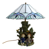 Lampe en céramique, l'enfance onirique – W. Schilder, Allemagne, c. 1970