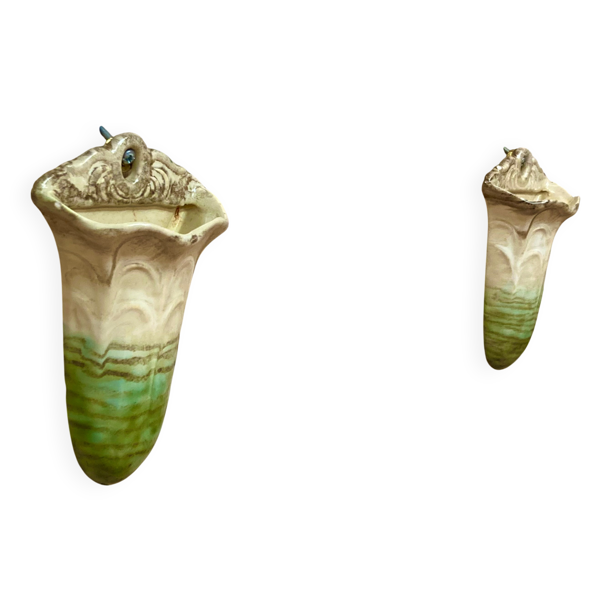 Paire de vases art déco.