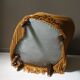 Fauteuil crapaud vintage couleur safran