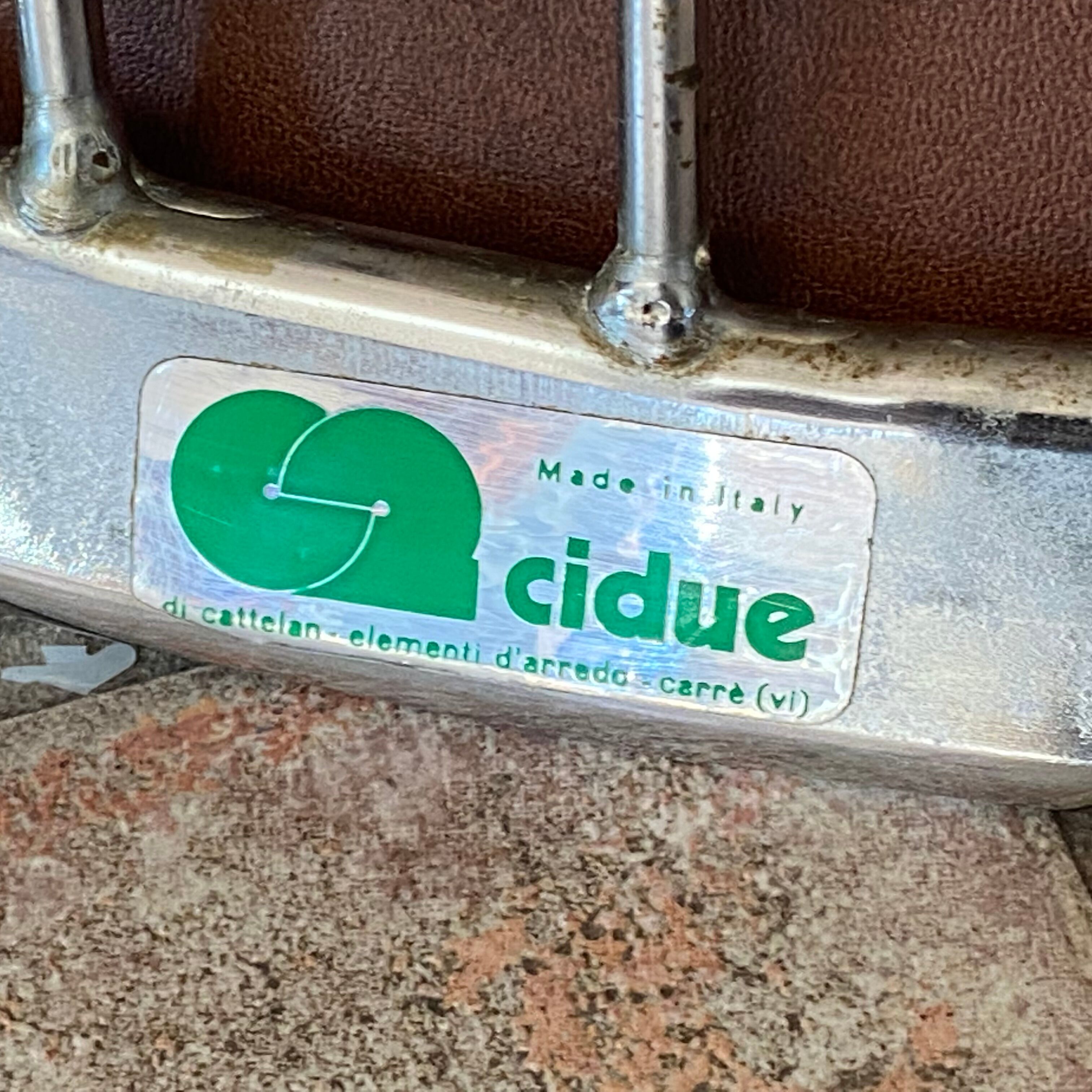 Set of 4 CIDUE chairs. Italy.1970.