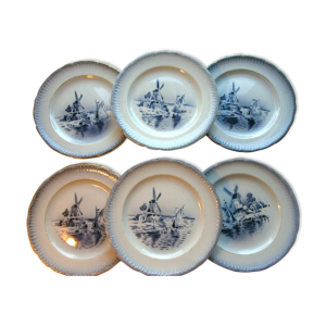 Série de 6 assiettes