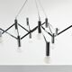 Vintage modular chandelier, c. 1970