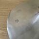 Pair of aluminium cast candle holders 52cm