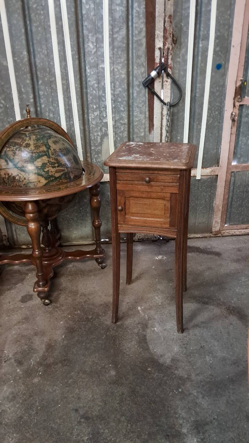 Art nouveau bedside table