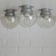 Set Of 3 / Vintage Wall Mushroom  Lamp / Ceiling Light / Industrial Sconces