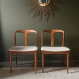 Pair of Juliane chairs by Johannes Andersen for Vamo Sønderborg