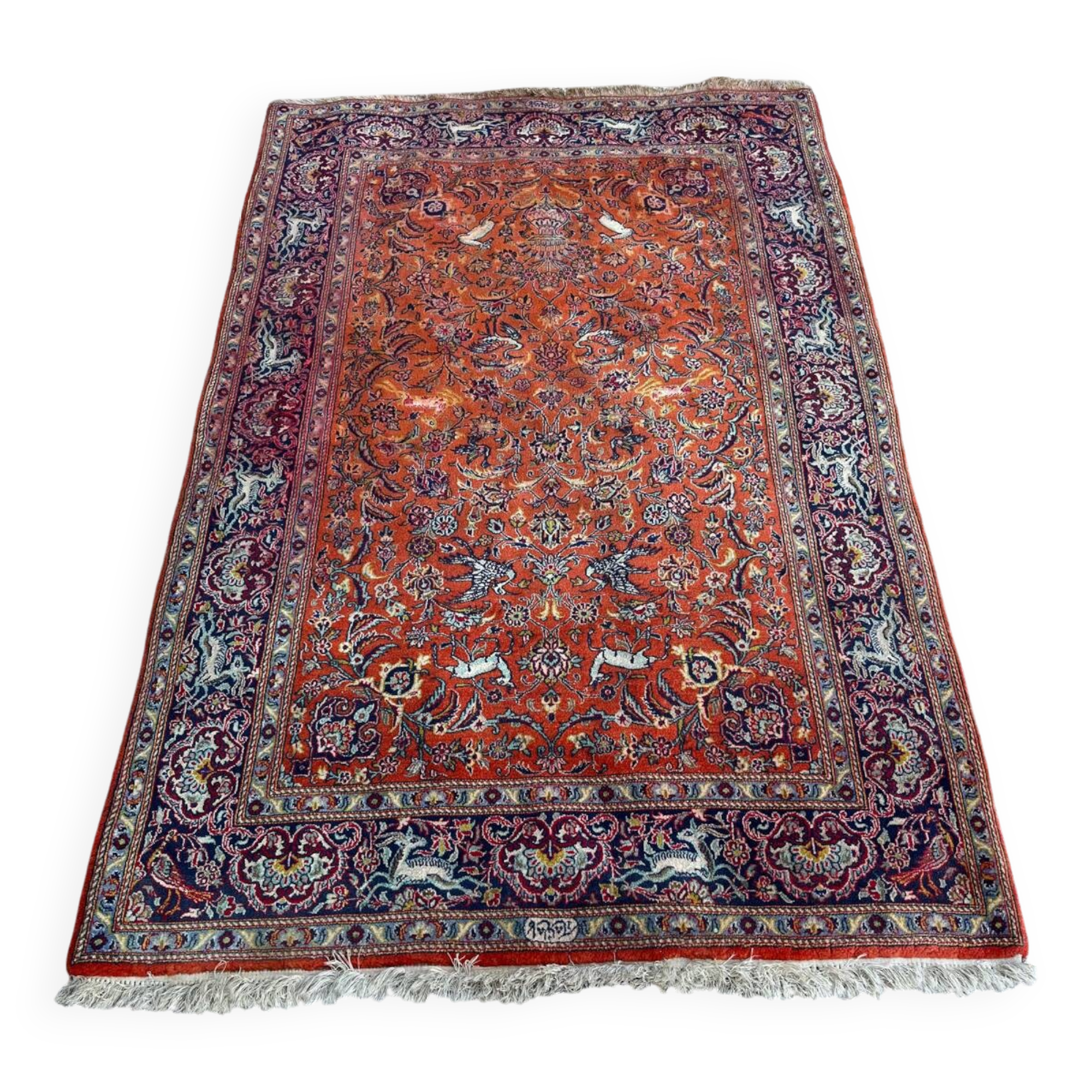 Very large antique Persian rug