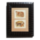 Reproductions vintage images epinal tigers, panthers under frame