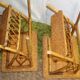 Pair of bedside shelves doors reviews rattan bamboo