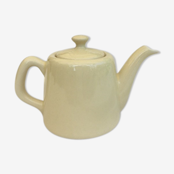 "Selfish" cream-colored teapot