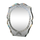 Mirror beveled and chiseled 27x33cm