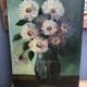 Oil on panel - Bouquet of flowers