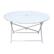 Table de jardin fer ronde et repliable