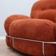Pair of vintage armchairs by Adriano Piazzesi 1970s