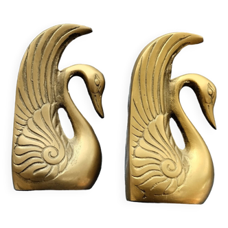 Vintage brass bookend