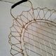 Golden metal basket