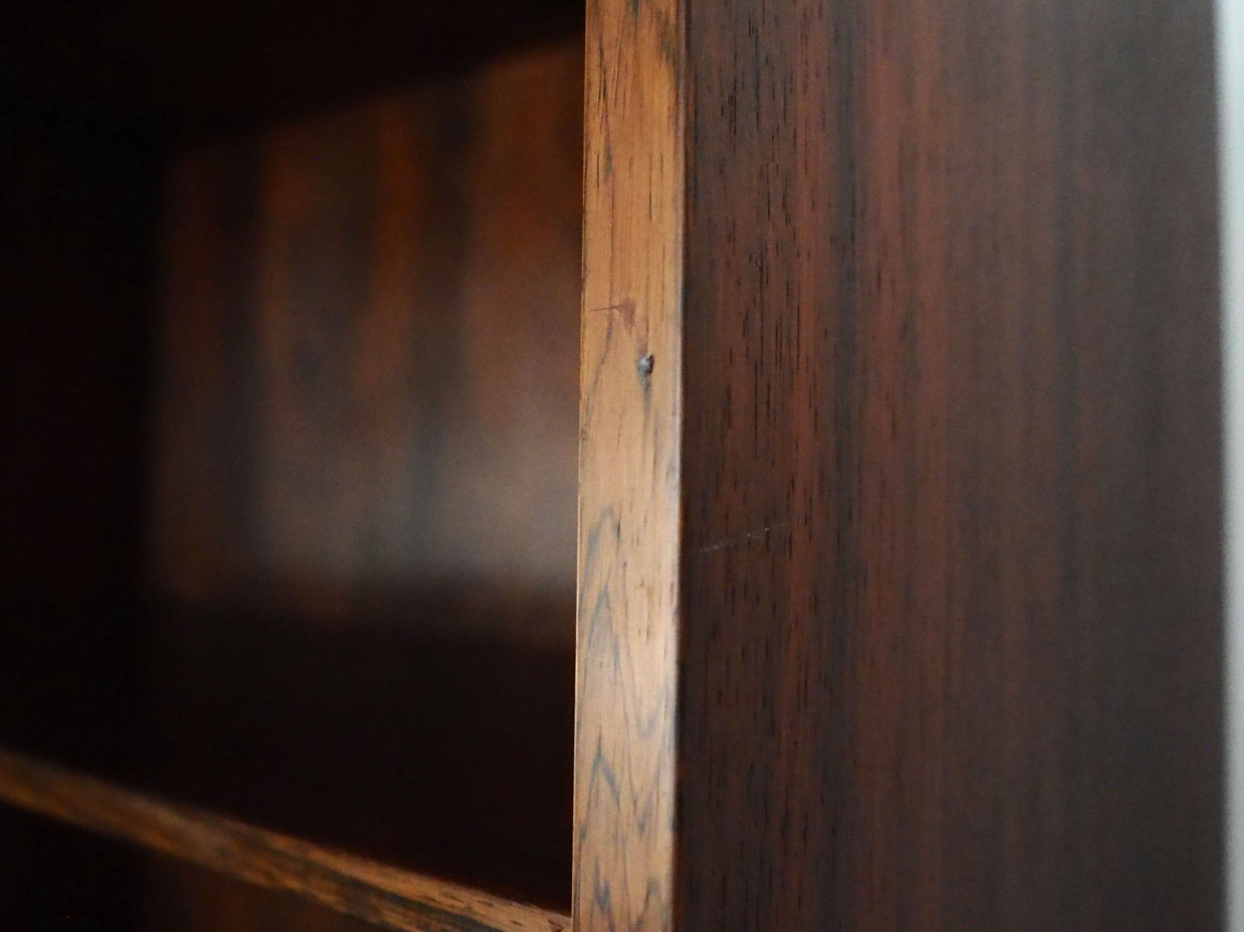 Rosewood bookcase, Danish design, 1960s, manufactured by Omann Jun