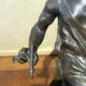 Bronze ancient allegory of the "Arts" sculpture