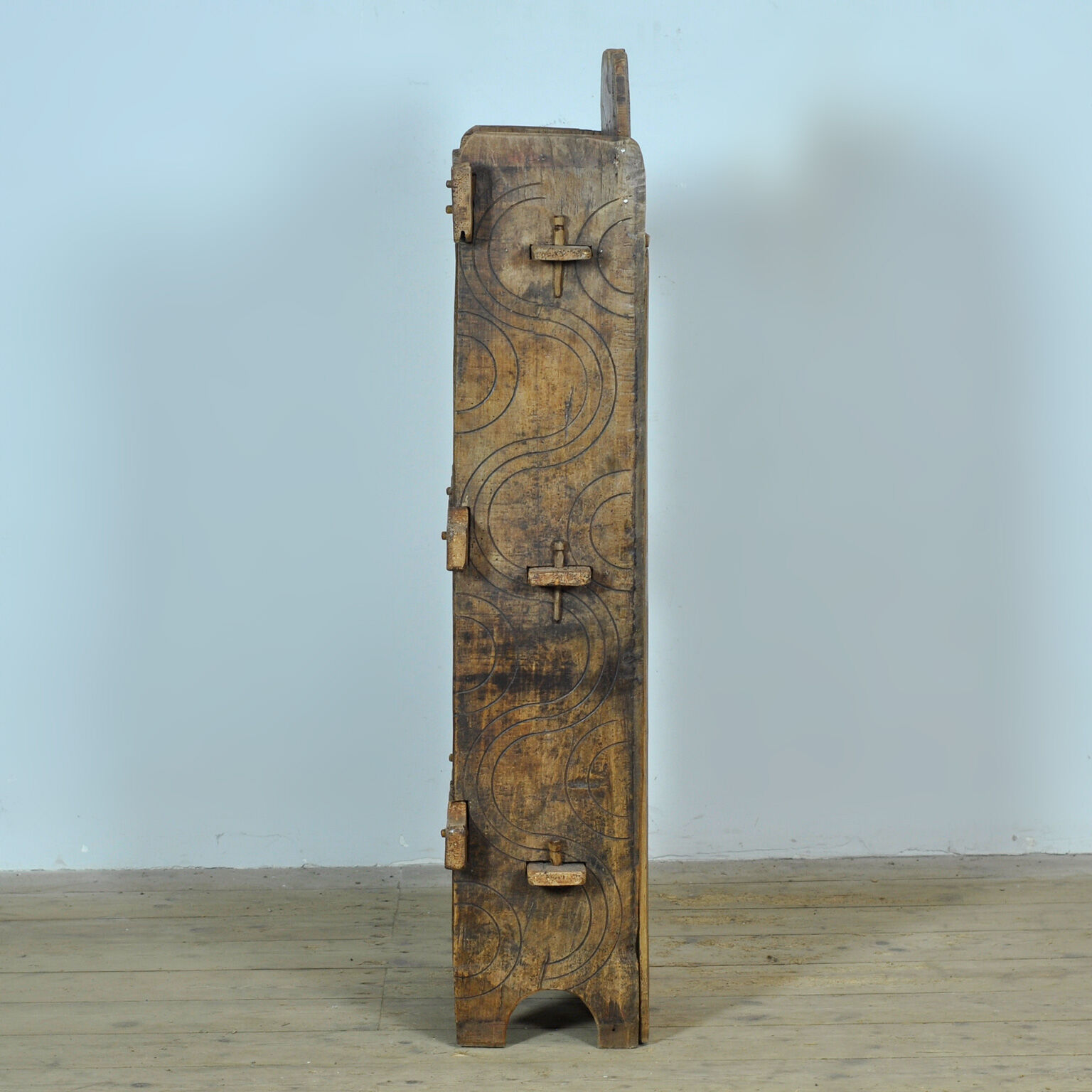 Beech Wabi Sabi cabinet, circa 1850