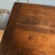 Console table in cherry wood with 3 drawers