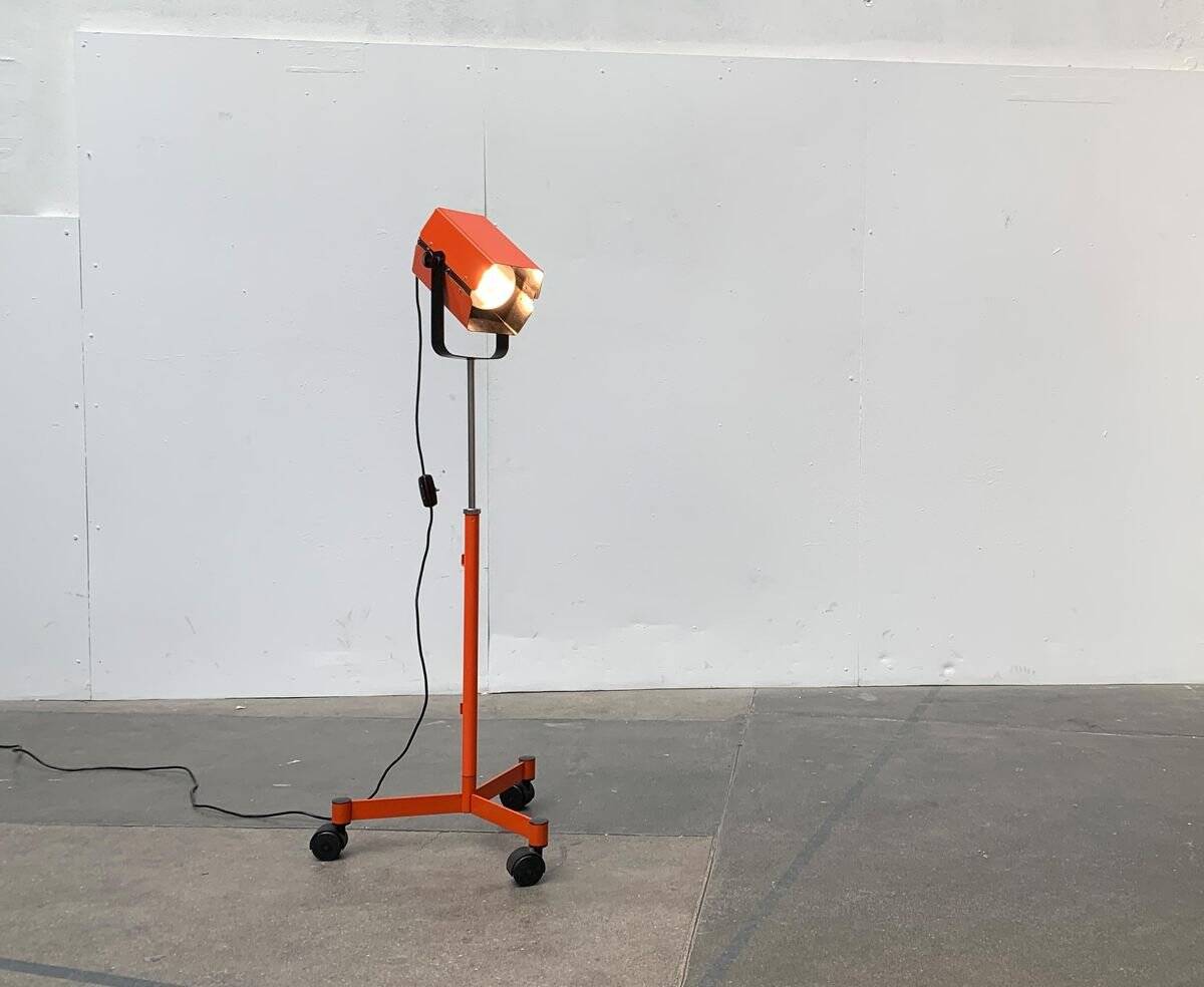 Vintage Swedish Space Age floor lamp by Alda.