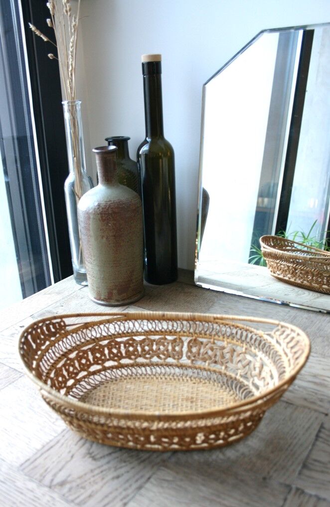 Basket, rattan basket